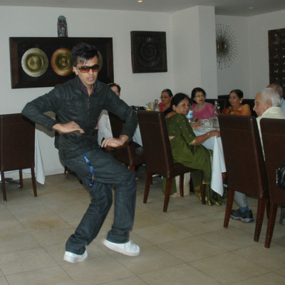 Ahsan King performing for seniors @ Oatley